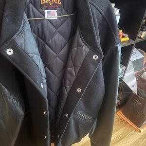 Game Men's Black Bomber Jacket